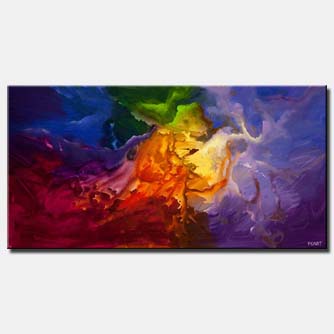 abstract painting - Nebula