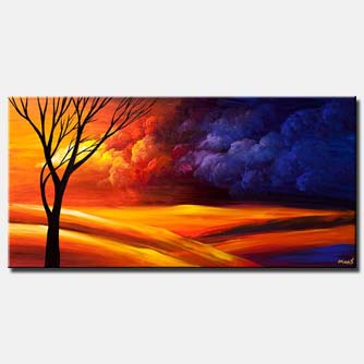 Landscape painting - Into the Light
