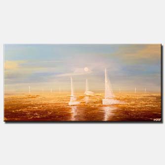 Seascape painting - September Sail