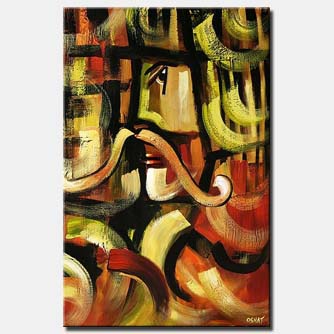 Prints painting - Salute to Salvador Dali