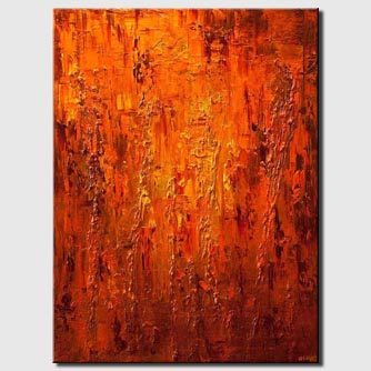 Abstract painting - Orange