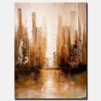 Cityscape painting - White City