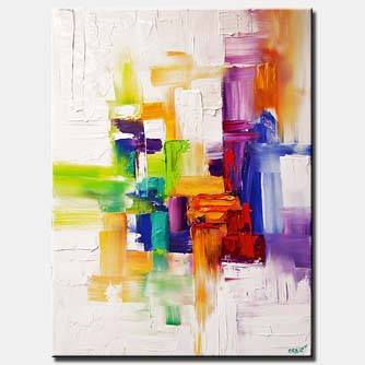 Prints painting - Colorful Thoughts