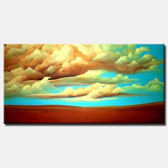 landscape painting - Touching Heaven