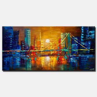 Prints painting - The Bridge