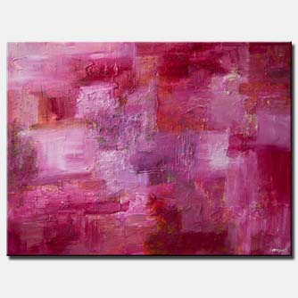 Abstract painting - Pink
