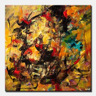 Abstract painting - Everywhere I Go