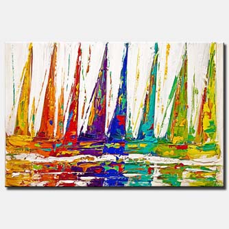 Prints painting - Sky Sailing