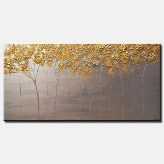 Landscape painting - Golden Blossom