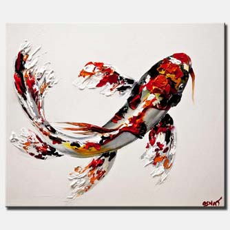 Animals painting - Koi Fish