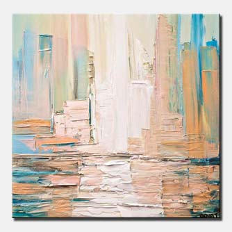 Prints painting - City Skyline