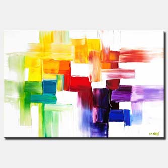 Abstract painting - Happy Day
