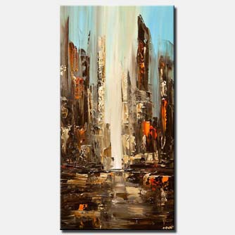 Prints painting - City View