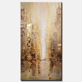 Cityscape painting - Golden City