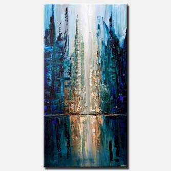 Cityscape painting - City of Angels