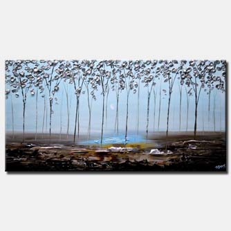 canvas print - The Silver Forest