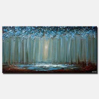 landscape painting - Forest of the Guardians