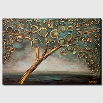 Prints painting - The Golden Apple Tree