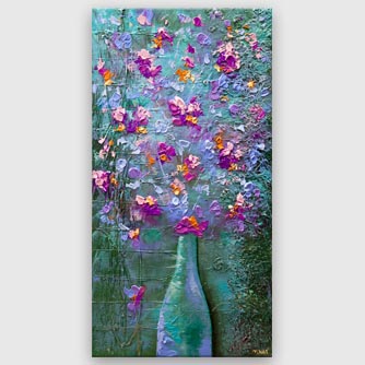 Floral painting - Spring In My Heart