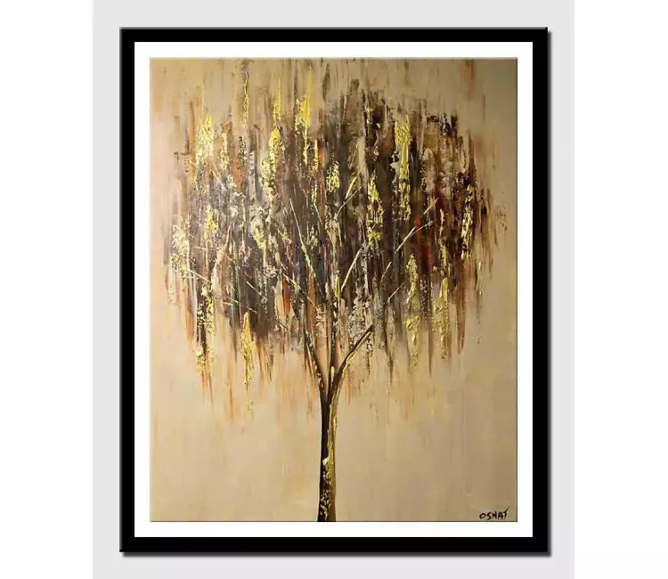 print on paper - canvas print of willow tree