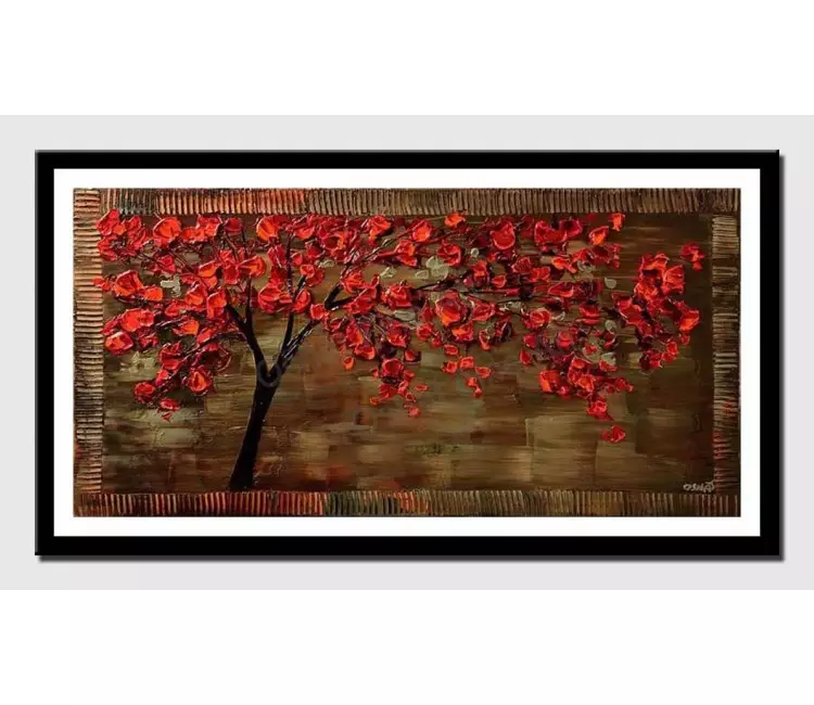 print on paper - canvas print of a cherry tree
