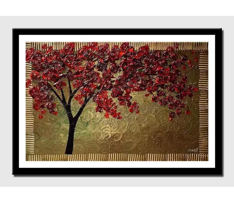 print on paper - canvas print of a cherry tree