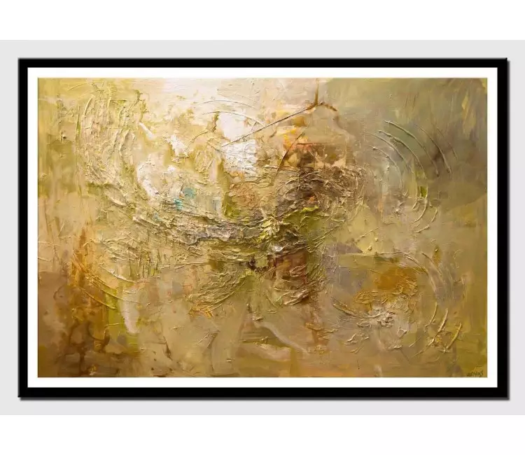 print on paper - canvas print of contemporary textured art by osnat tzadok