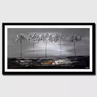 Prints painting - Silver River