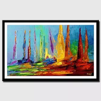 Prints painting - Sailing