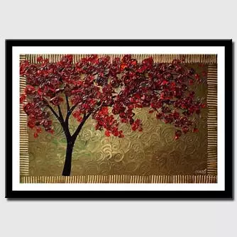 Prints painting - Tree of Many Roses