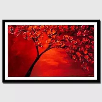 Prints painting - Red on Red