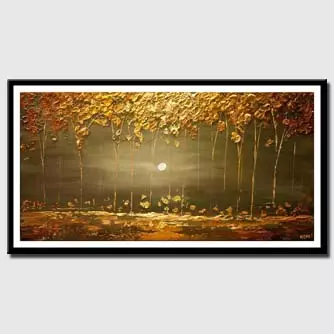 Prints painting - The Golden Forest