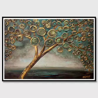 canvas print - The Golden Apple Tree