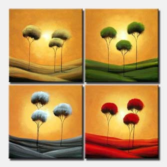 landscape painting - The Four Seasons