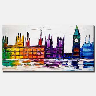 Cityscape painting - London